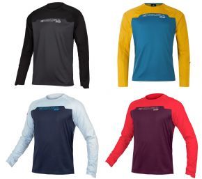 Endura Mt500 Burner Long Sleeve Trail Jersey  2024 - Windproof front and sleeve panels with DWR finish