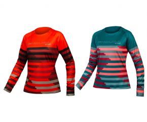 Endura Womens Mt500 Supercraft Long Sleeve Ltd Edition Jersey - Windproof front and sleeve panels with DWR finish