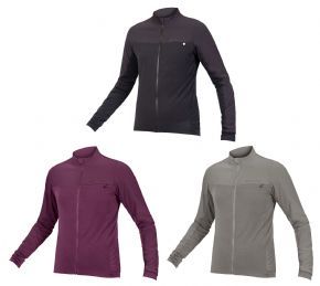Endura Gv500 Long Sleeve Jersey  - Windproof front and sleeve panels with DWR finish