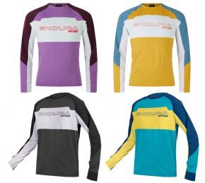 Endura Mt500 Burner Lite Long Sleeve Trail Jersey 2024 - Windproof front and sleeve panels with DWR finish