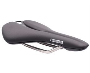 Madison Flux Aero Short Alloy Titanium Rail Saddle - PU material is hard wearing yet offers great grip for bare skin or gloves