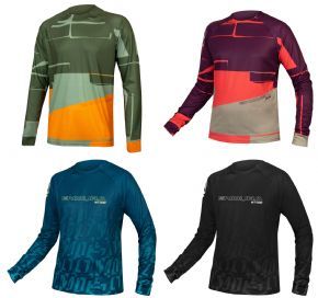 Endura Mt500 Print Long Sleeve Dh Tee Ltd  2023 - Windproof front and sleeve panels with DWR finish