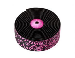 Supacaz Super Sticky Kush Star Fade Bar Tape Neon Pink - THE MOST SPACIOUS VERSION OF OUR POPULAR NV SADDLE BAG 