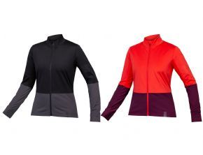 Endura Fs260 Jetstream Womens Long Sleeve Jersey  2023 - Windproof front and sleeve panels with DWR finish