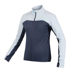 Endura Fs260-pro Roubaix Long Sleeve Jersey Ink Blue - Windproof front and sleeve panels with DWR finish