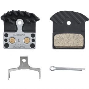 Shimano J04c Disc Brake Pads And Spring Cooling Fins Alloy Backed - Limited Stock