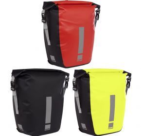 Hump Reflective Waterproof 30 Litre Single Pannier - The QL2.1 system it is quickly mounted and taken off the bike rack.