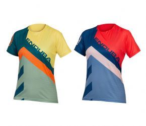 Endura Singletrack Print Ltd Womens Short Sleeve Trail Jersey - 