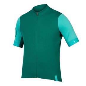 Endura Fs260 Short Sleeve Jersey Emerald Green - 